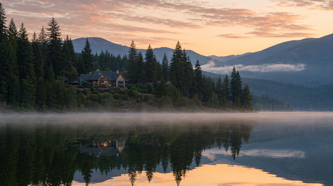 North Idaho lake view — roofing that protects what matters most